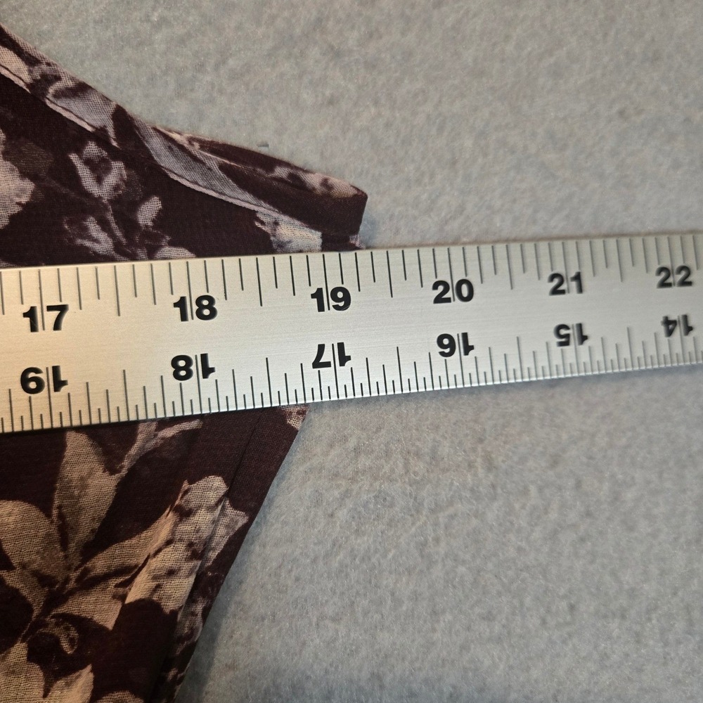 Band of Gypsies Jumpsuit Womens XS Floral Halter Wide Leg Keyhole Tie Back - Picture 6 of 11